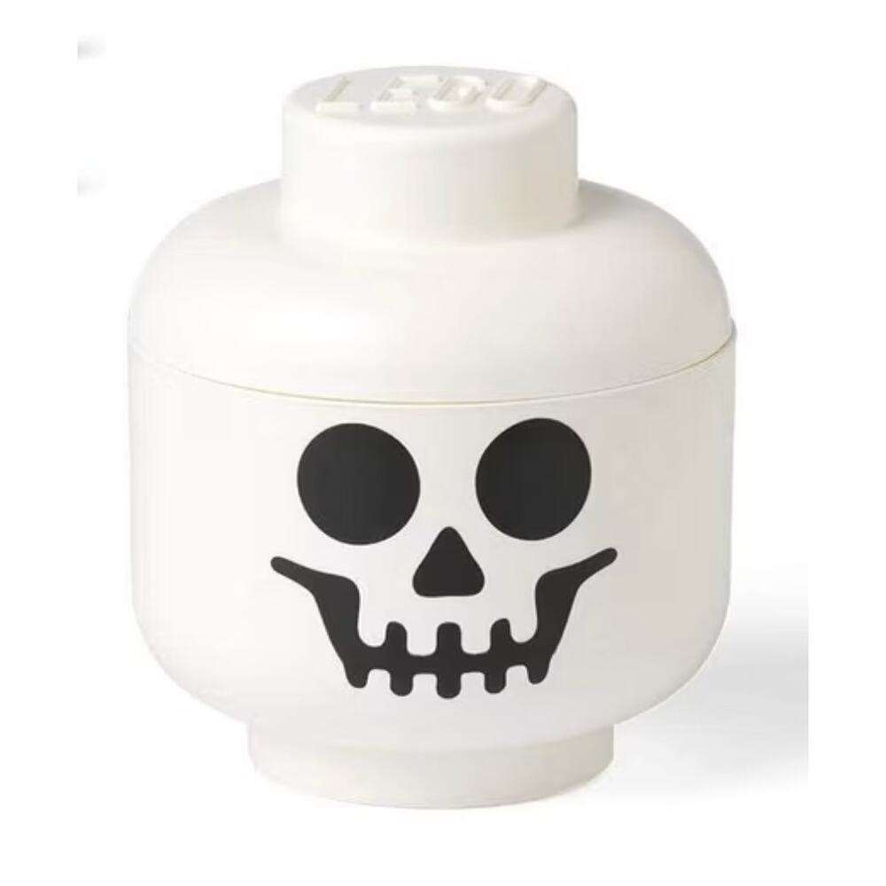 NIB Lego Halloween Skeleton Storage Head
